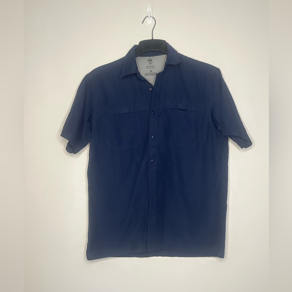 Arrow Blue Casual Button Down Shirt